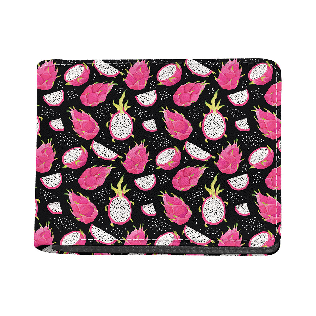 Dragon Fruit Pattern Print Bifold Wallet