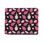Dragon Fruit Pattern Print Bifold Wallet