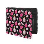 Dragon Fruit Pattern Print Bifold Wallet