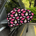 Dragon Fruit Pattern Print Car Side Mirror Covers