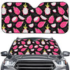 Dragon Fruit Pattern Print Car Windshield Sun Shade