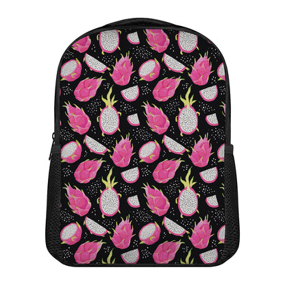 Dragon Fruit Pattern Print Casual Backpack