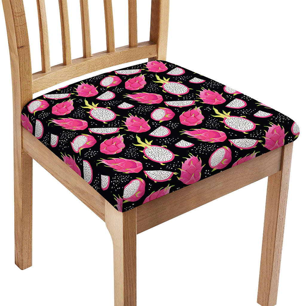 Dragon Fruit Pattern Print Chair Cushion Cover