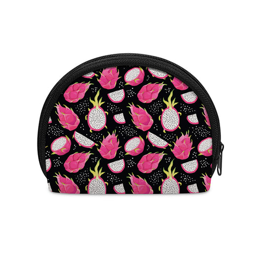 Dragon Fruit Pattern Print Coin Purse
