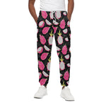 Dragon Fruit Pattern Print Cotton Pants