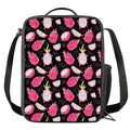 Dragon Fruit Pattern Print Crossbody Lunch Bag