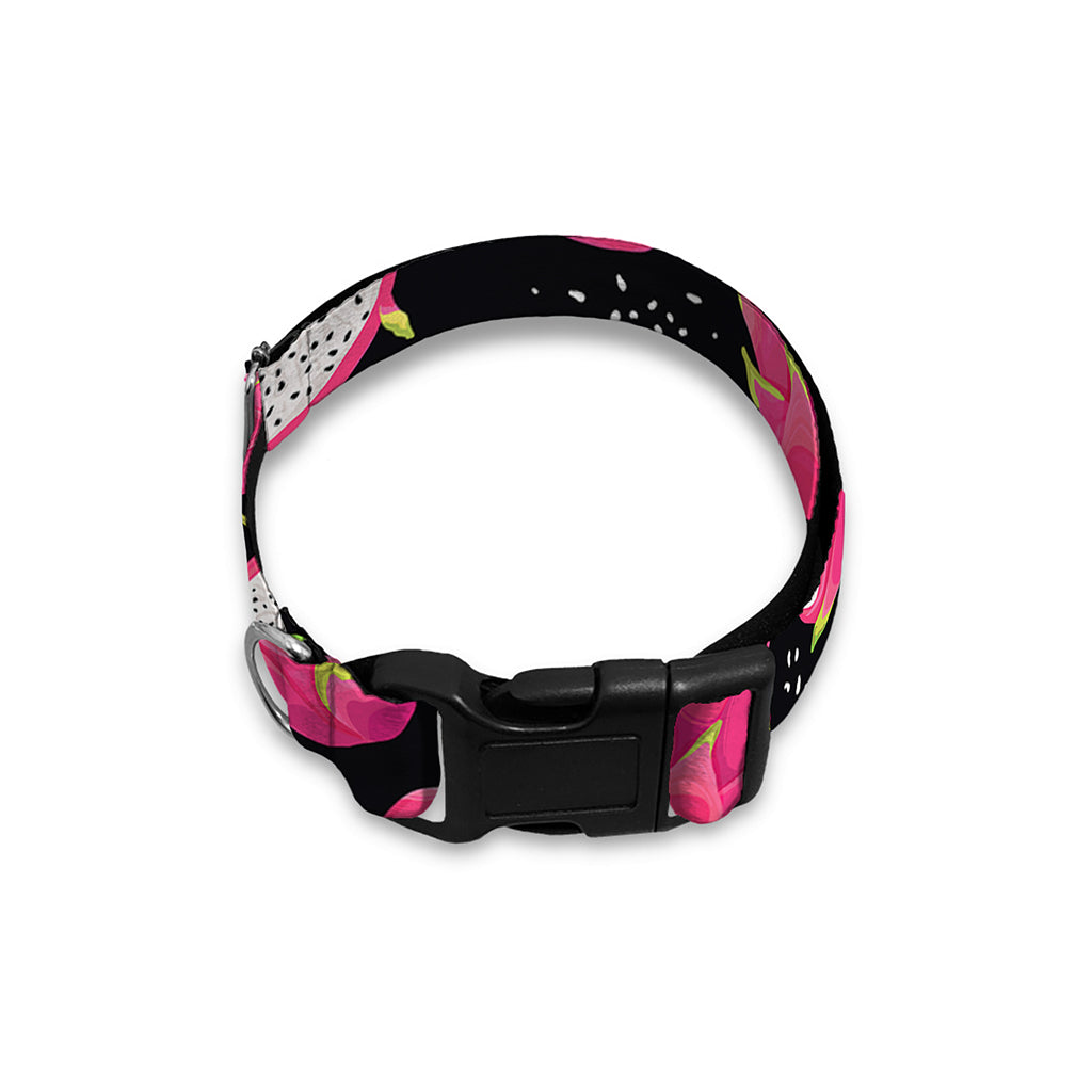 Dragon Fruit Pattern Print Dog Collar