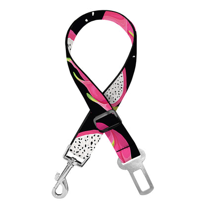 Dragon Fruit Pattern Print Dog Seat Belt