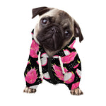 Dragon Fruit Pattern Print Dog Zip Up Hoodie