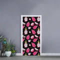Dragon Fruit Pattern Print Door Sticker