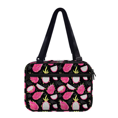 Dragon Fruit Pattern Print Double Strap Bible Bag