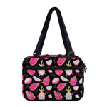 Dragon Fruit Pattern Print Double Strap Bible Bag