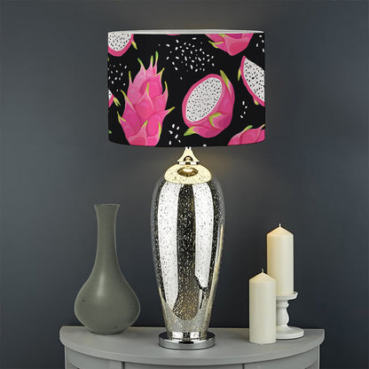 Dragon Fruit Pattern Print Drum Lamp Shade