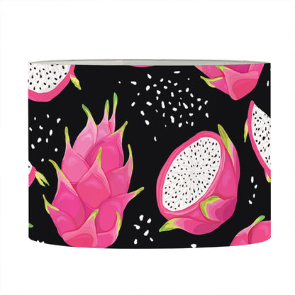 Dragon Fruit Pattern Print Drum Lamp Shade