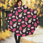 Dragon Fruit Pattern Print Foldable Umbrella