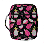 Dragon Fruit Pattern Print Front Pocket Bible Bag