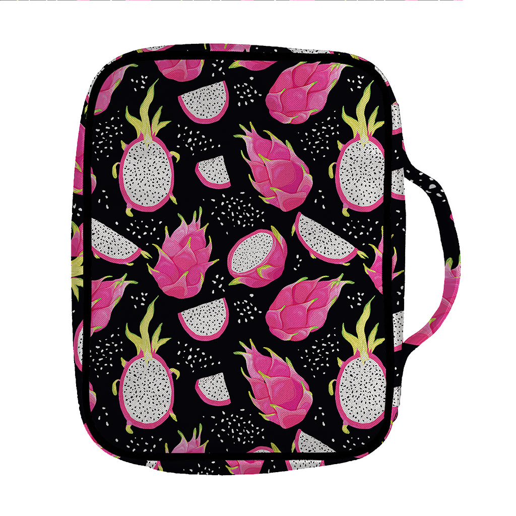 Dragon Fruit Pattern Print Front Pocket Bible Bag
