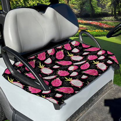 Dragon Fruit Pattern Print Golf Cart Seat Cover