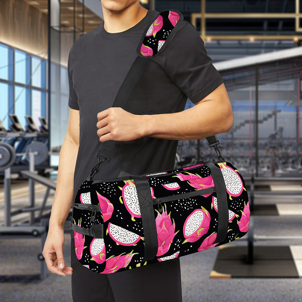 Dragon Fruit Pattern Print Gym Bag