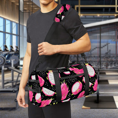 Dragon Fruit Pattern Print Gym Bag