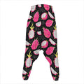 Dragon Fruit Pattern Print Hammer Pants