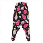 Dragon Fruit Pattern Print Hammer Pants
