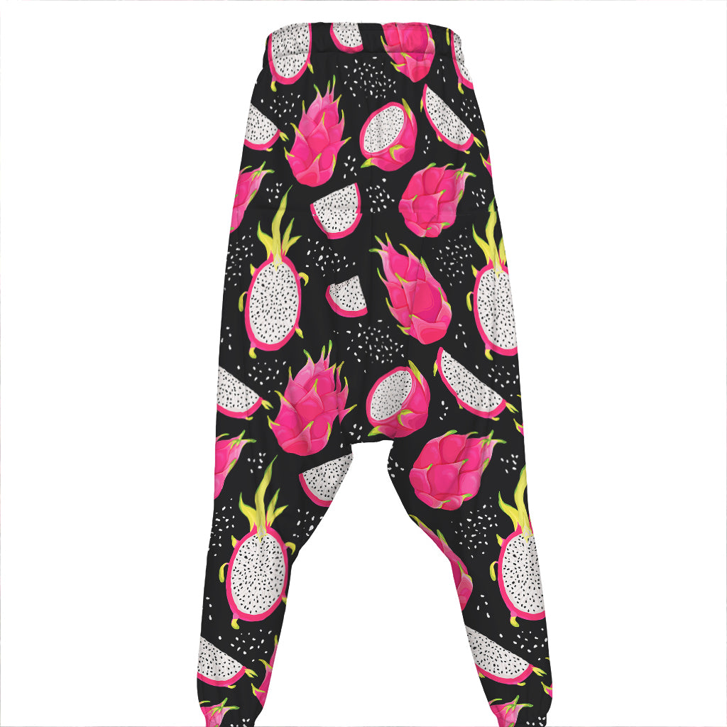 Dragon Fruit Pattern Print Hammer Pants
