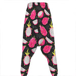 Dragon Fruit Pattern Print Hammer Pants