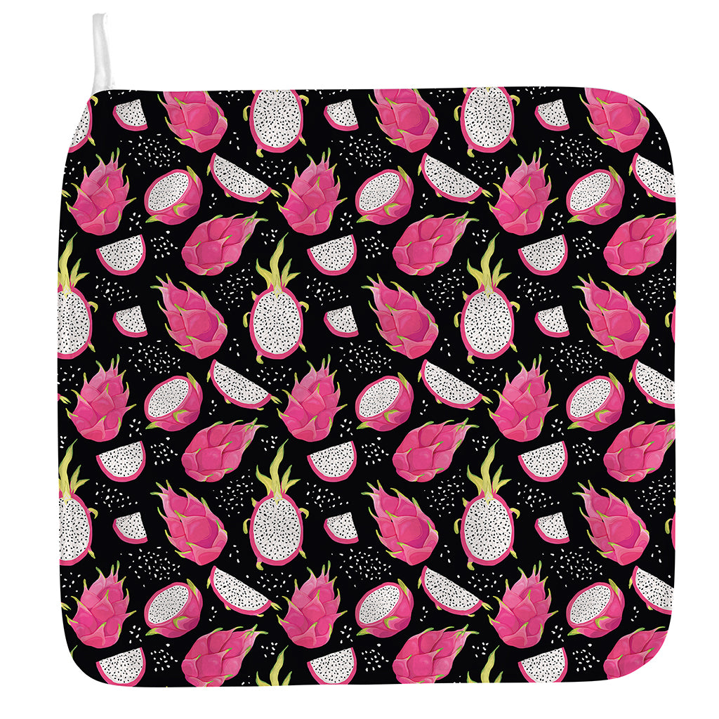 Dragon Fruit Pattern Print Hand Towel