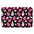Dragon Fruit Pattern Print Indoor Door Mat