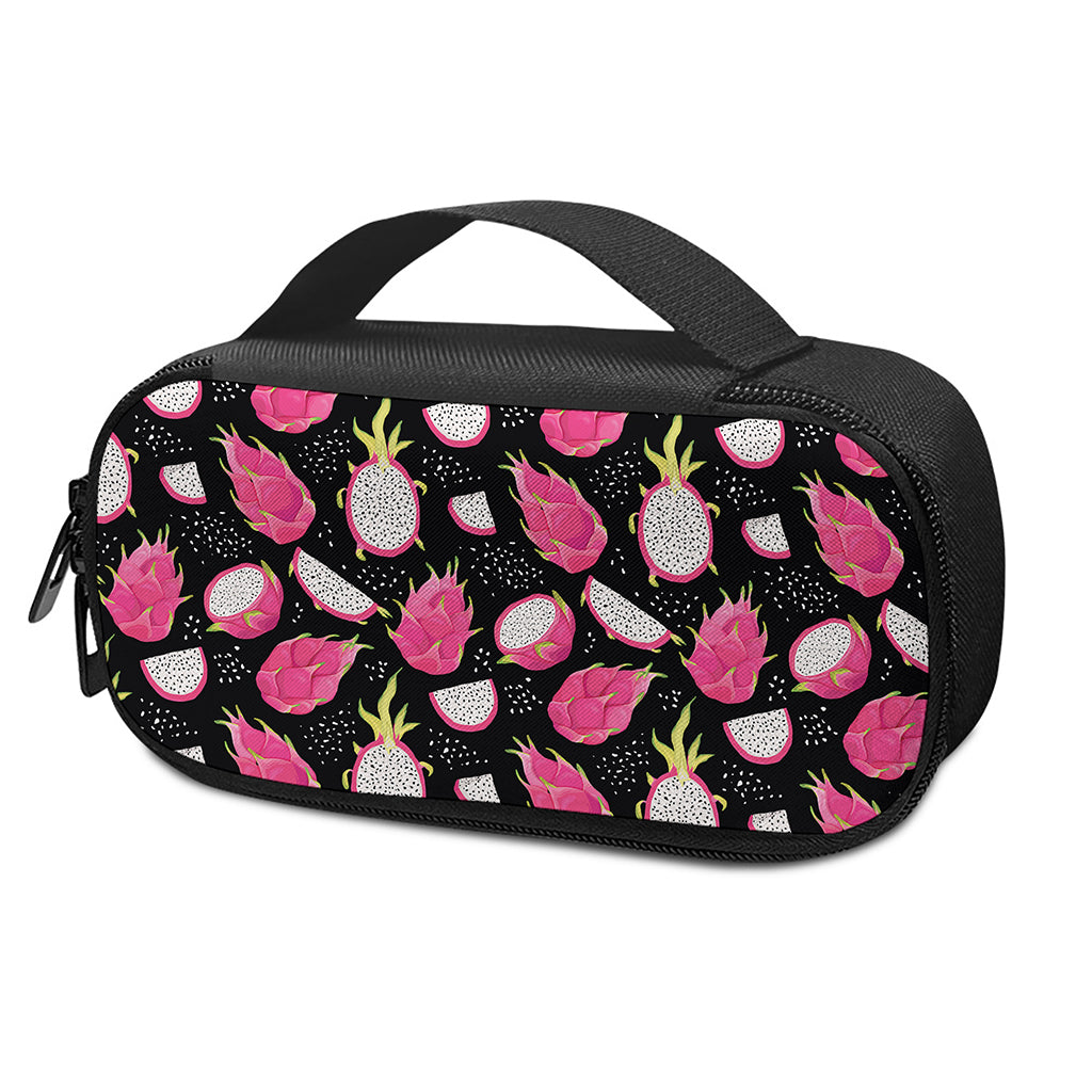 Dragon Fruit Pattern Print Insulin Cooler Travel Case