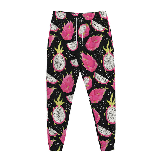 Dragon Fruit Pattern Print Jogger Pants