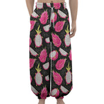 Dragon Fruit Pattern Print Lantern Pants