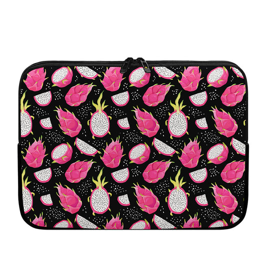 Dragon Fruit Pattern Print Laptop Sleeve