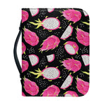 Dragon Fruit Pattern Print Leather Bible Cover