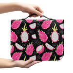 Dragon Fruit Pattern Print Leather Bible Cover
