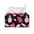 Dragon Fruit Pattern Print Leather Tissue Box Cover