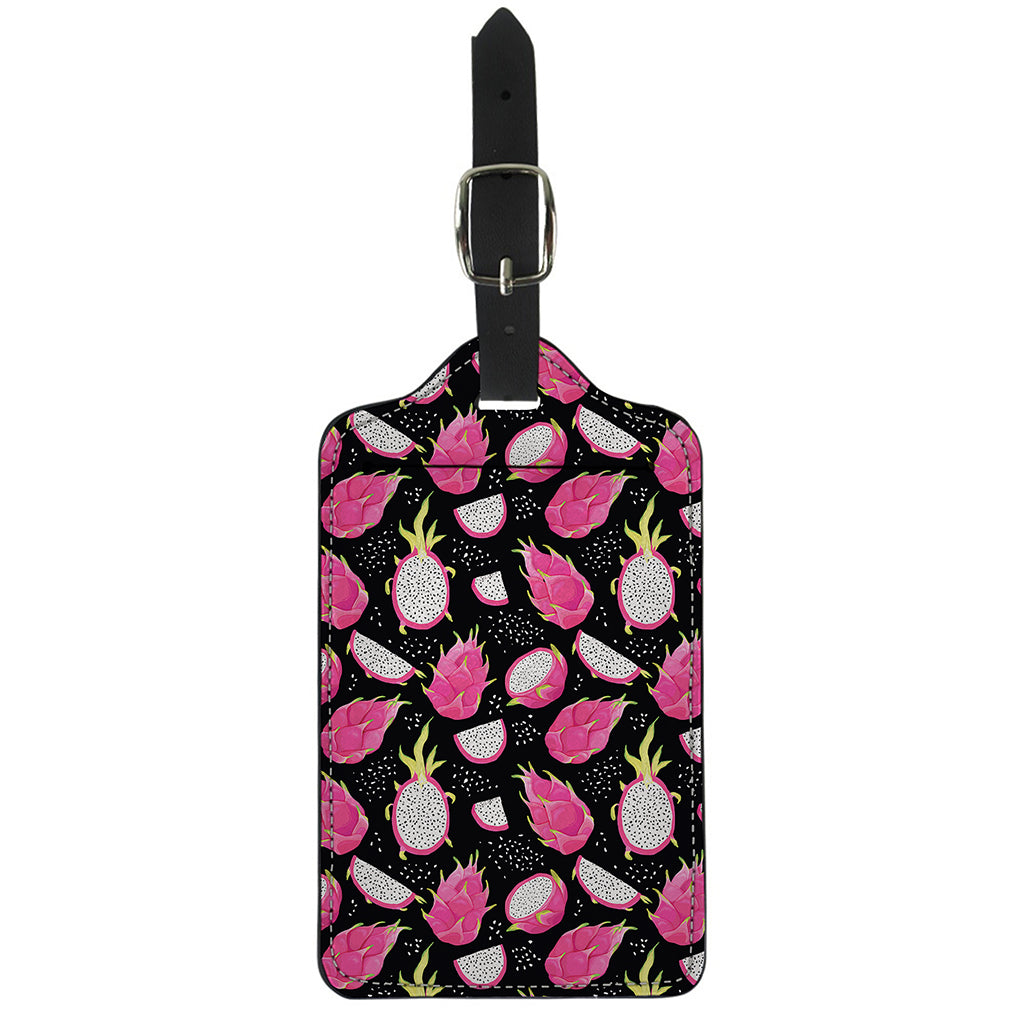 Dragon Fruit Pattern Print Luggage Tag