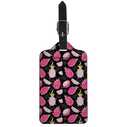 Dragon Fruit Pattern Print Luggage Tag