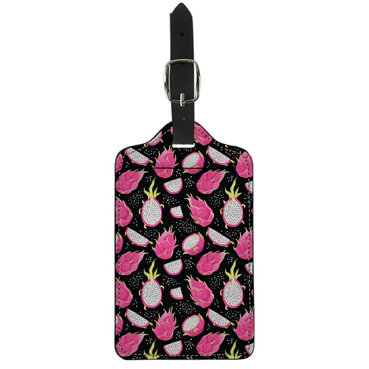 Dragon Fruit Pattern Print Luggage Tag