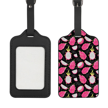Dragon Fruit Pattern Print Luggage Tag