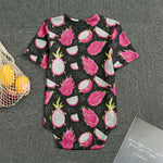 Dragon Fruit Pattern Print Men's Bodysuit