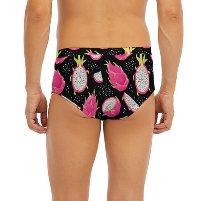 Dragon Fruit Pattern Print Men's Briefs