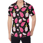 Dragon Fruit Pattern Print Men's Shirt
