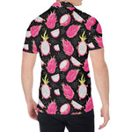 Dragon Fruit Pattern Print Men's Shirt