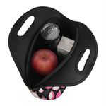 Dragon Fruit Pattern Print Neoprene Lunch Bag