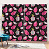 Dragon Fruit Pattern Print Pencil Pleat Curtains