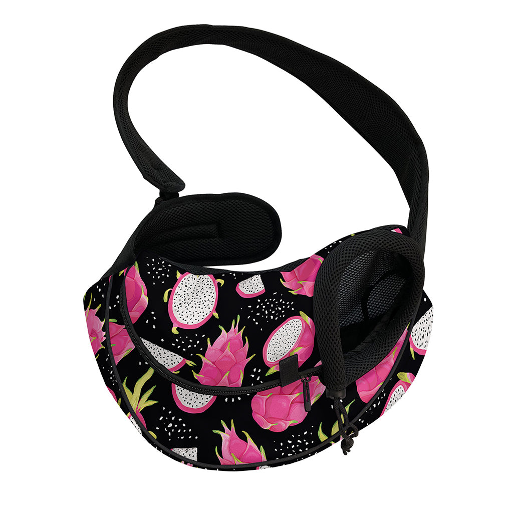 Dragon Fruit Pattern Print Pet Sling Carrier