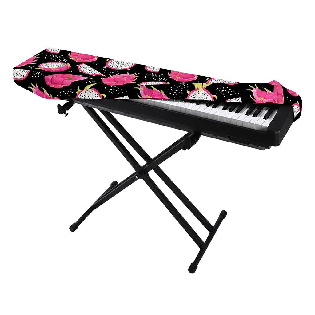 Dragon Fruit Pattern Print Piano Keyboard Cover