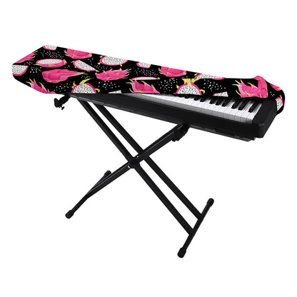 Dragon Fruit Pattern Print Piano Keyboard Cover